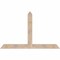 Ekena Millwork Portland Smooth Timber Gable Bracket, Douglas Fir, 72"W x 45"H x 1 1/2"D x 5 1/2"F, 15/12 Pitch GBW072X45X0206POR00SDF - alternate 1
